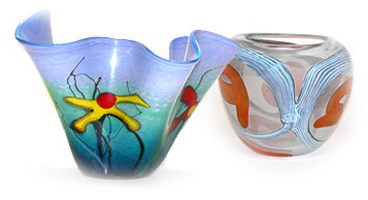 Art Glass Bowls & Plates Art Glass Bowls & Plates