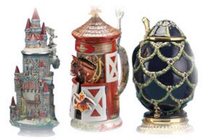 Three-Dimensional Beer Steins Three-Dimensional Beer Steins