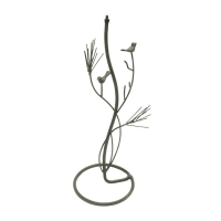 Bird In Pines Pedestal Base (Wrought Iron w/Verdigris Finish) Bird In Pines Pedestal Base (Wrought Iron w/Verdigris Finish)