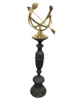 Cast Aluminum Pedestal (Antique Lead Finish) Cast Aluminum Pedestal (Antique Lead Finish)