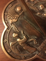 Brass Angel Sundial (Solid Brass w/Verdigris Highlights) Brass Angel Sundial (Solid Brass w/Verdigris Highlights)