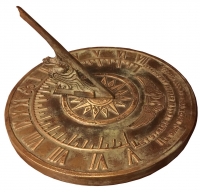 Solid Brass Colonial Sundial Solid Brass Colonial Sundial