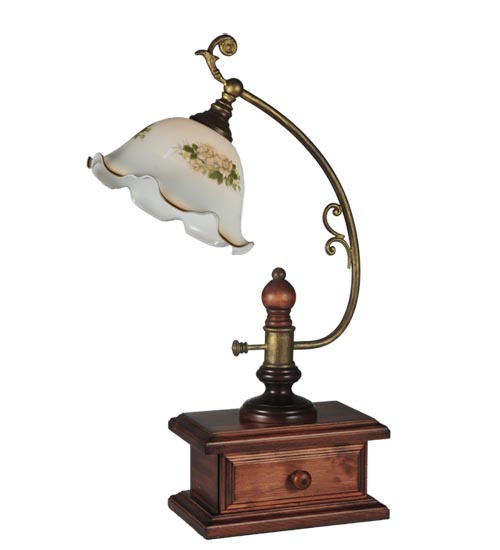 Victorian Antique Rose Accent Lamp - Table Lamps ...