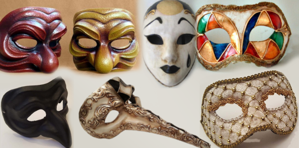 entusiasme Pasture gå på indkøb Types of Venetian Masks