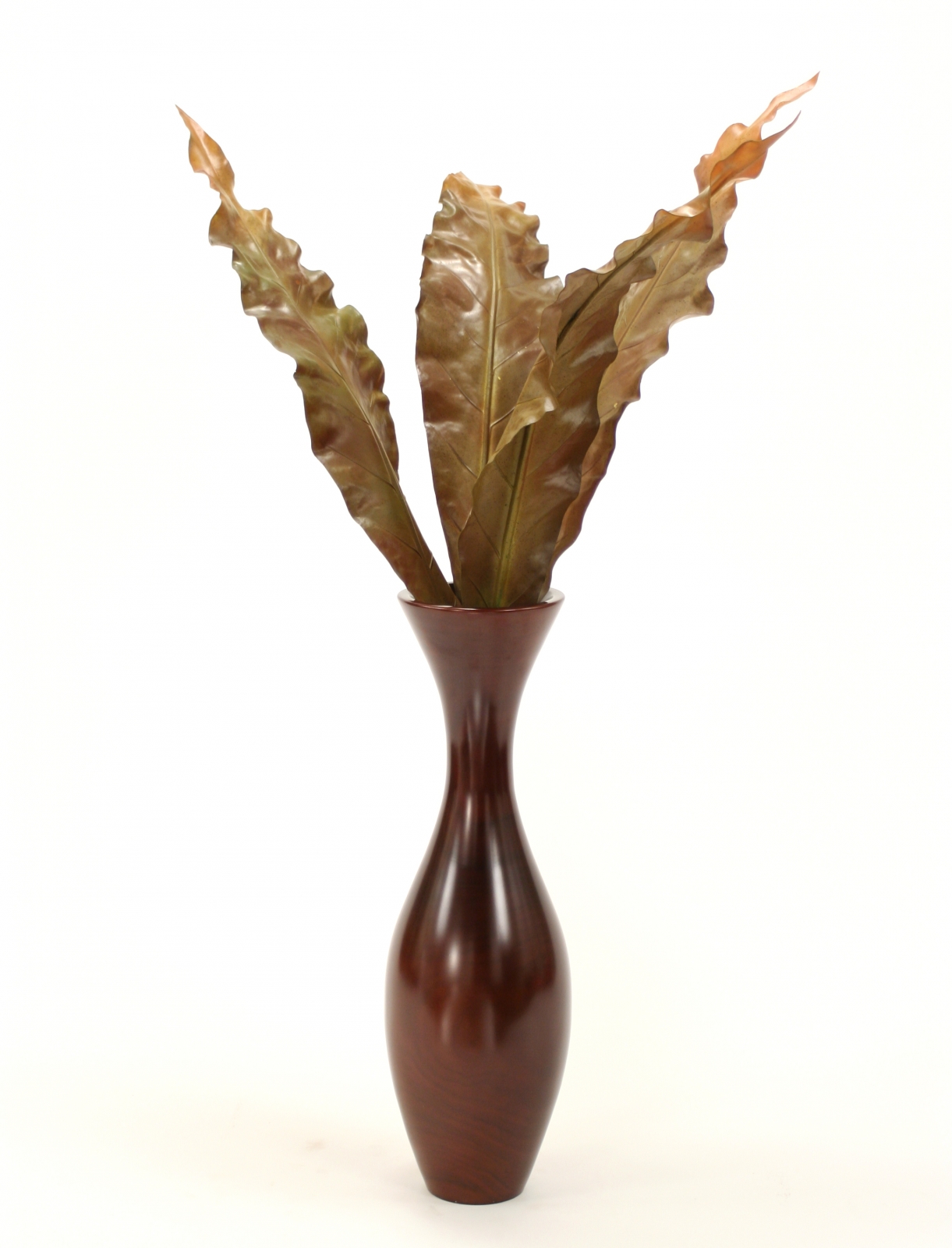 Silk Anthurium Leaves Floor Plant In Decorative Vase Free