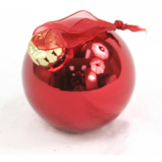 Ornament - 2.5' Shiny Red Glass Ball (Pack of 12; 72/cs)