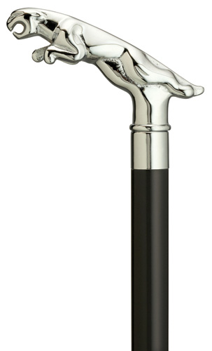 Jaguar brass handle with chrome finish cane