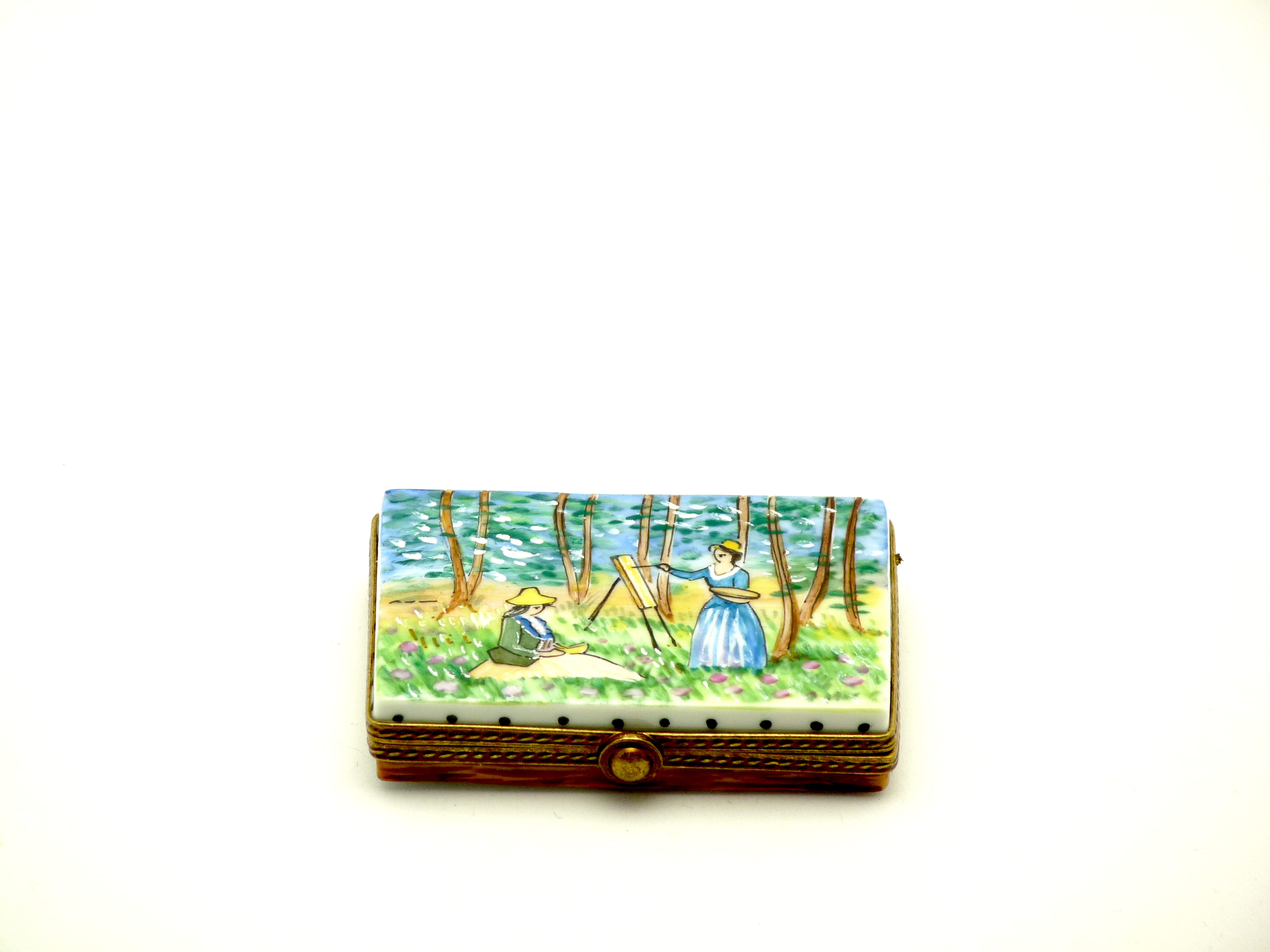 Paint box with brush - Monet