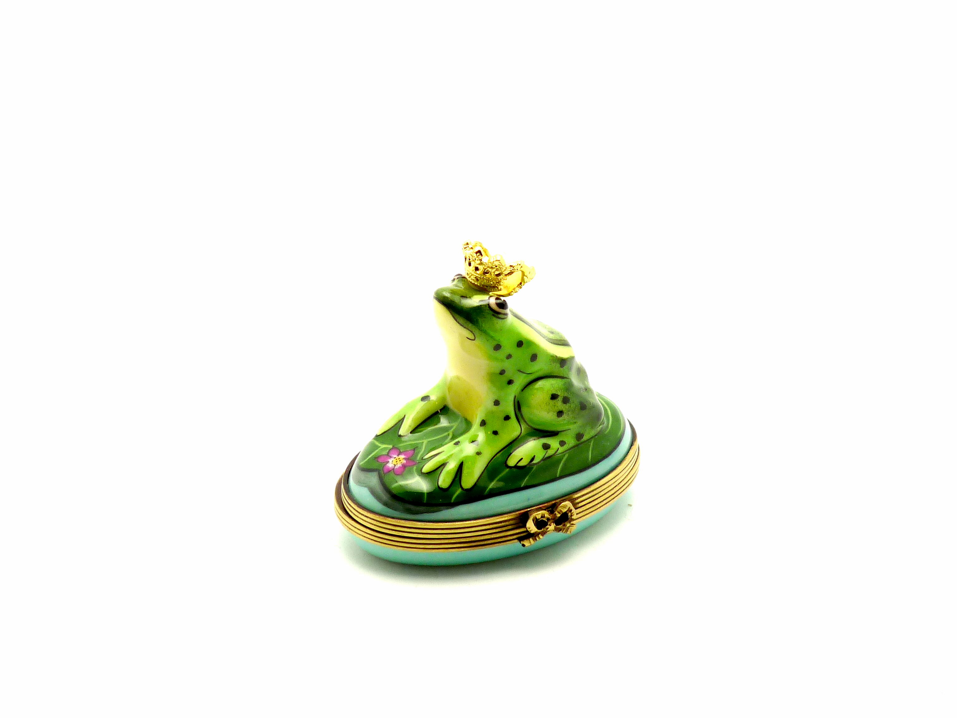 Frog prince w/red lips inside
