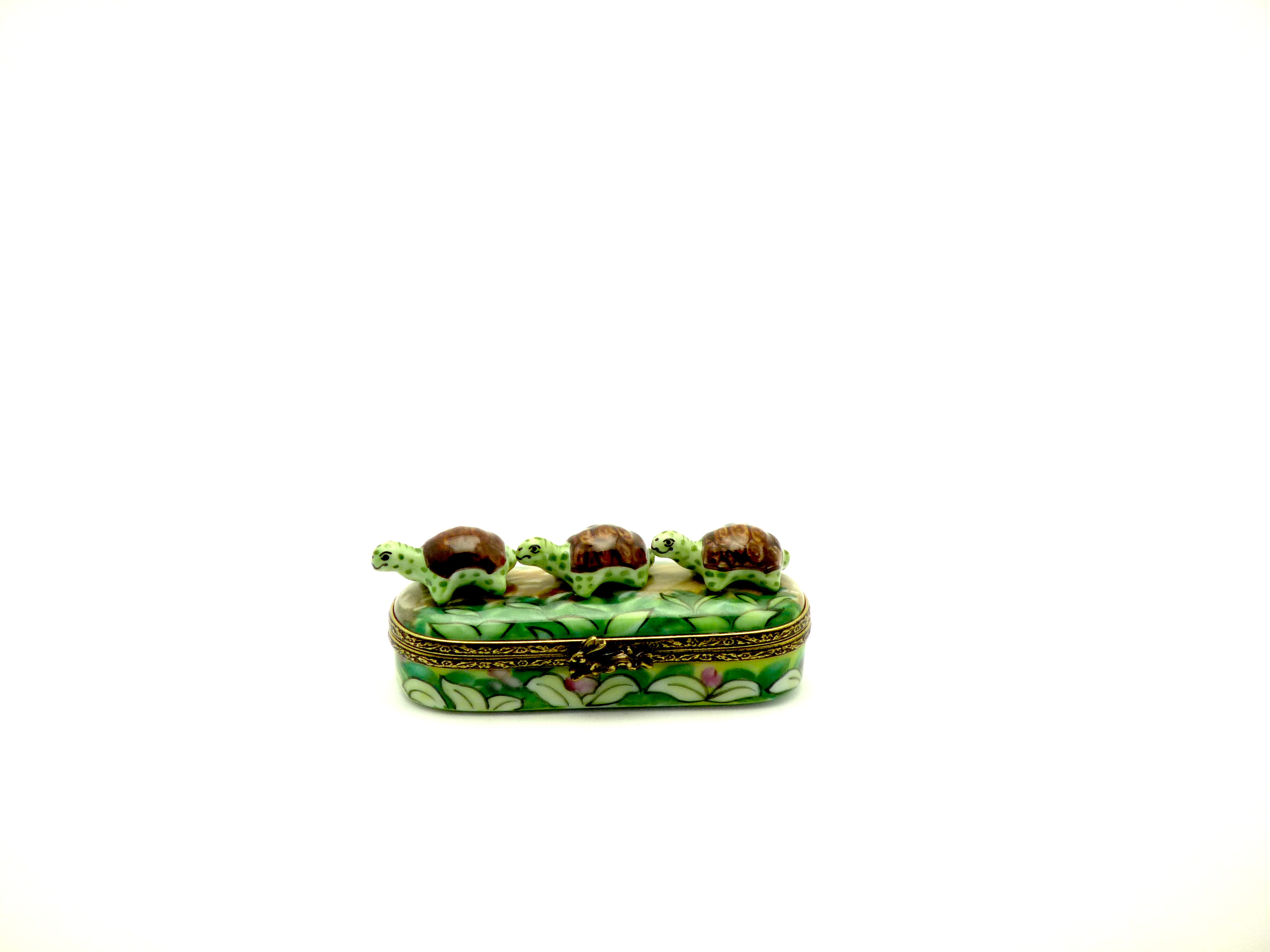 Box with 3 turtles