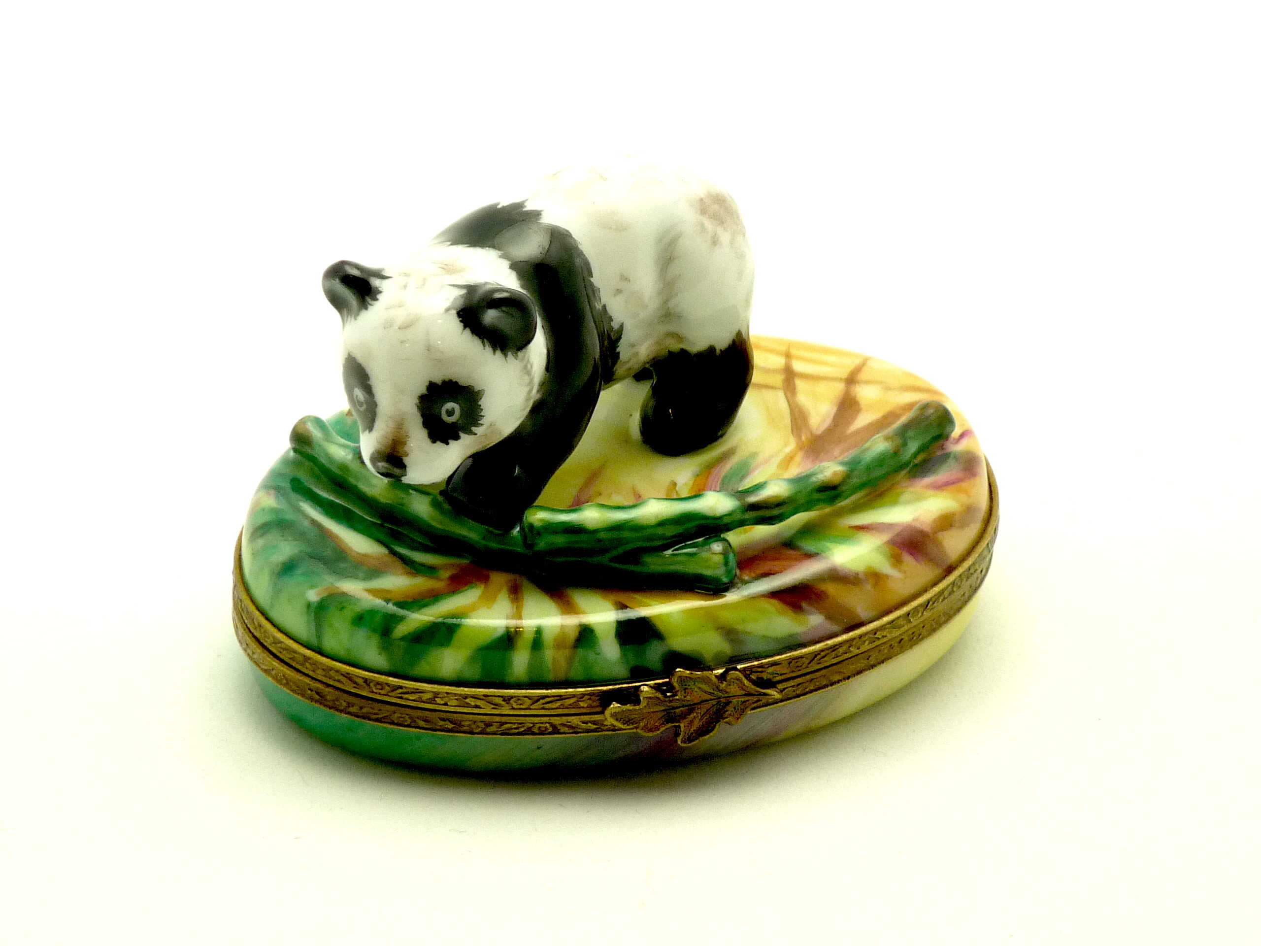 Panda with bamboo