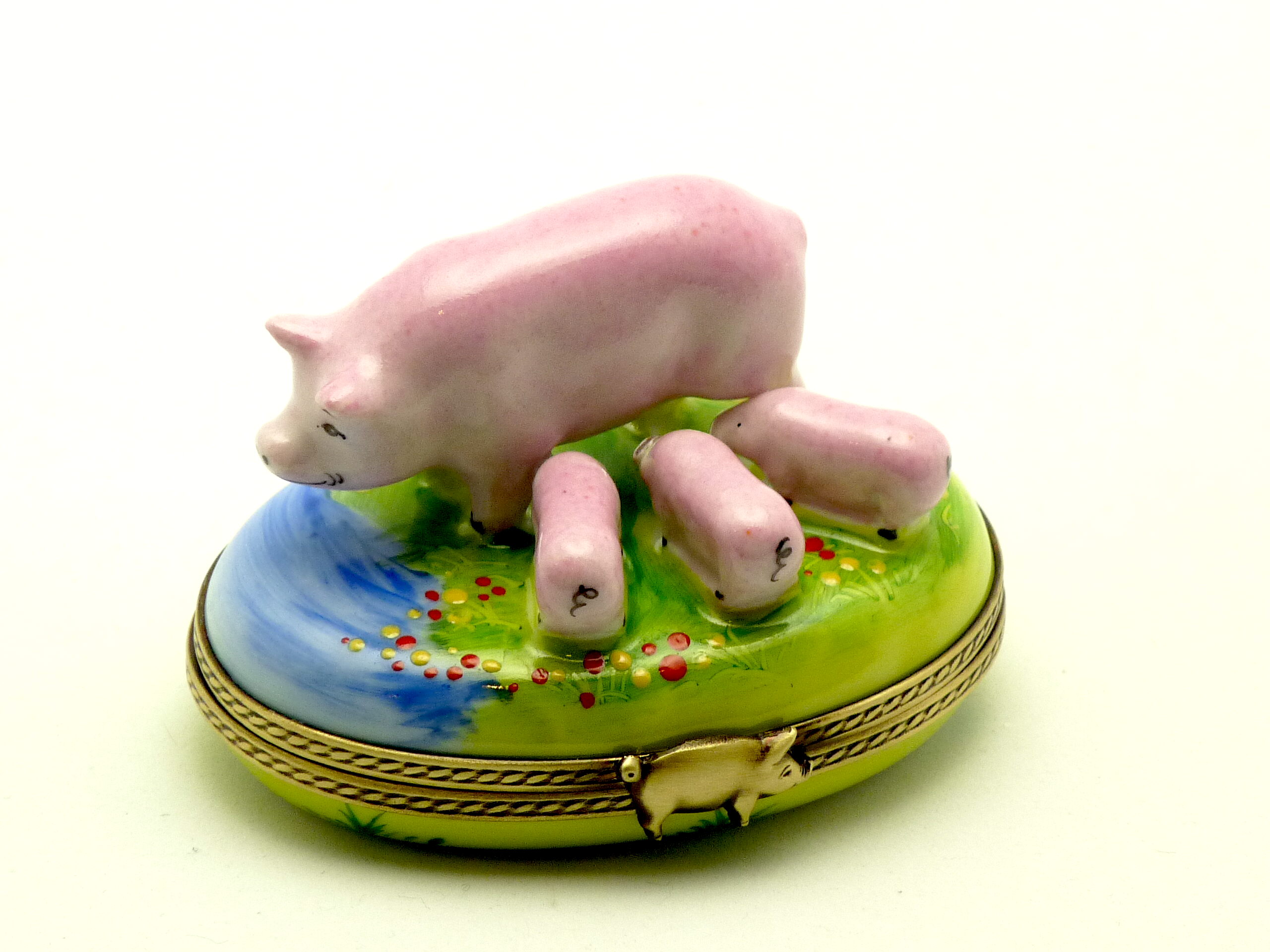 Pig with 3 piglets