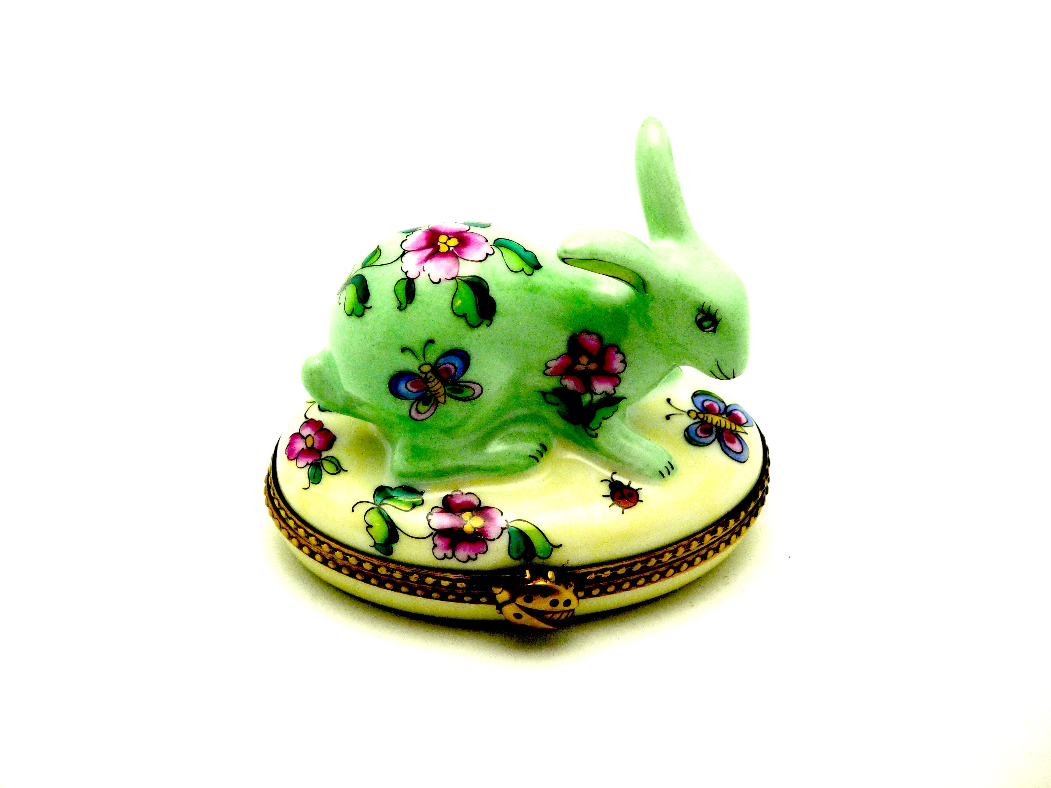 Turquoise Flower Rabbit