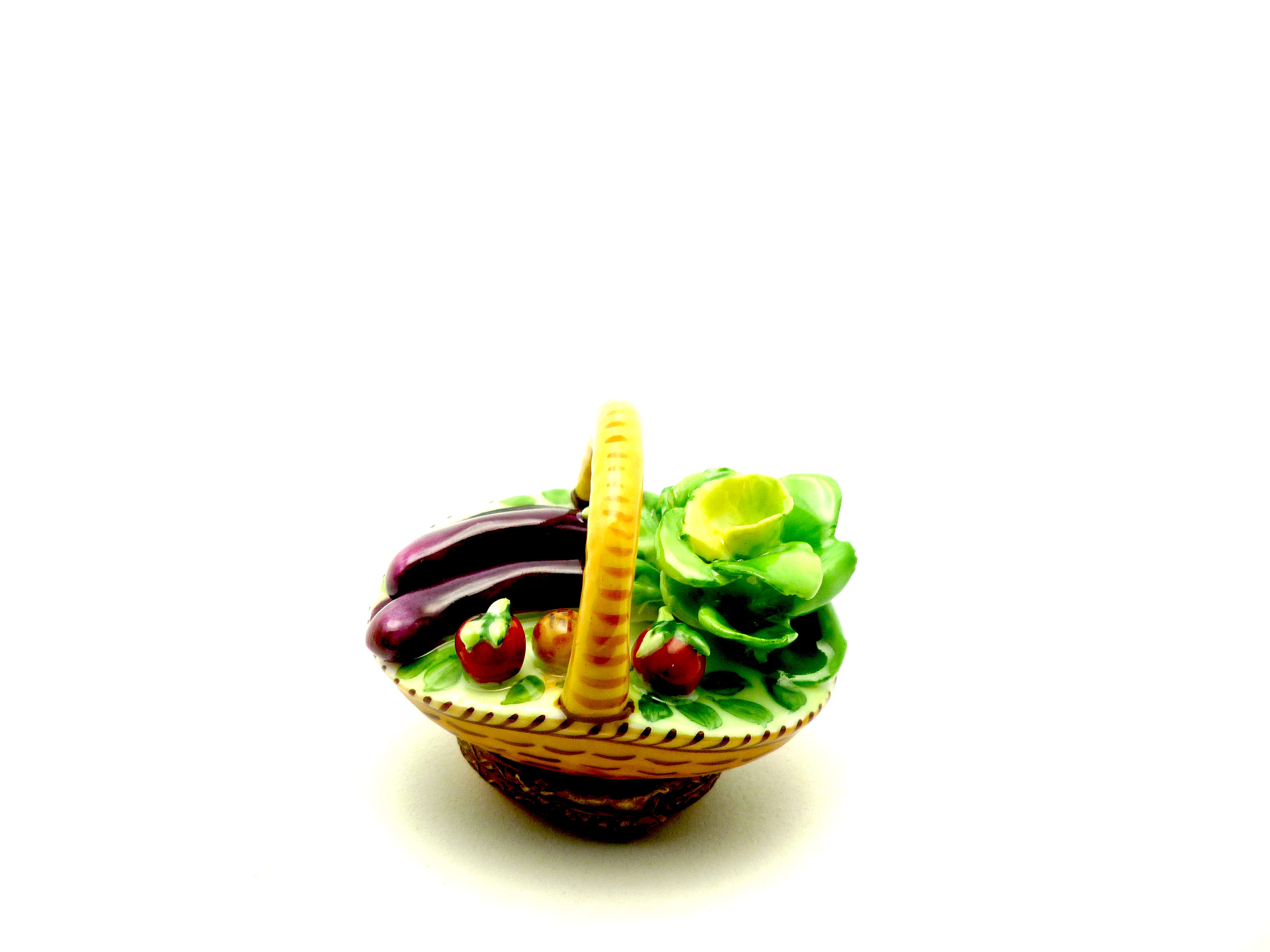 Basket with vegetables-3D