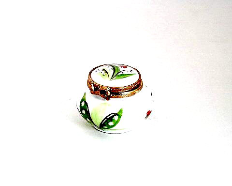 Antique round shape - lily of valley