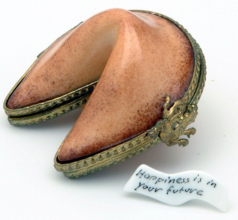 Fortune cookie : happiness is in your future