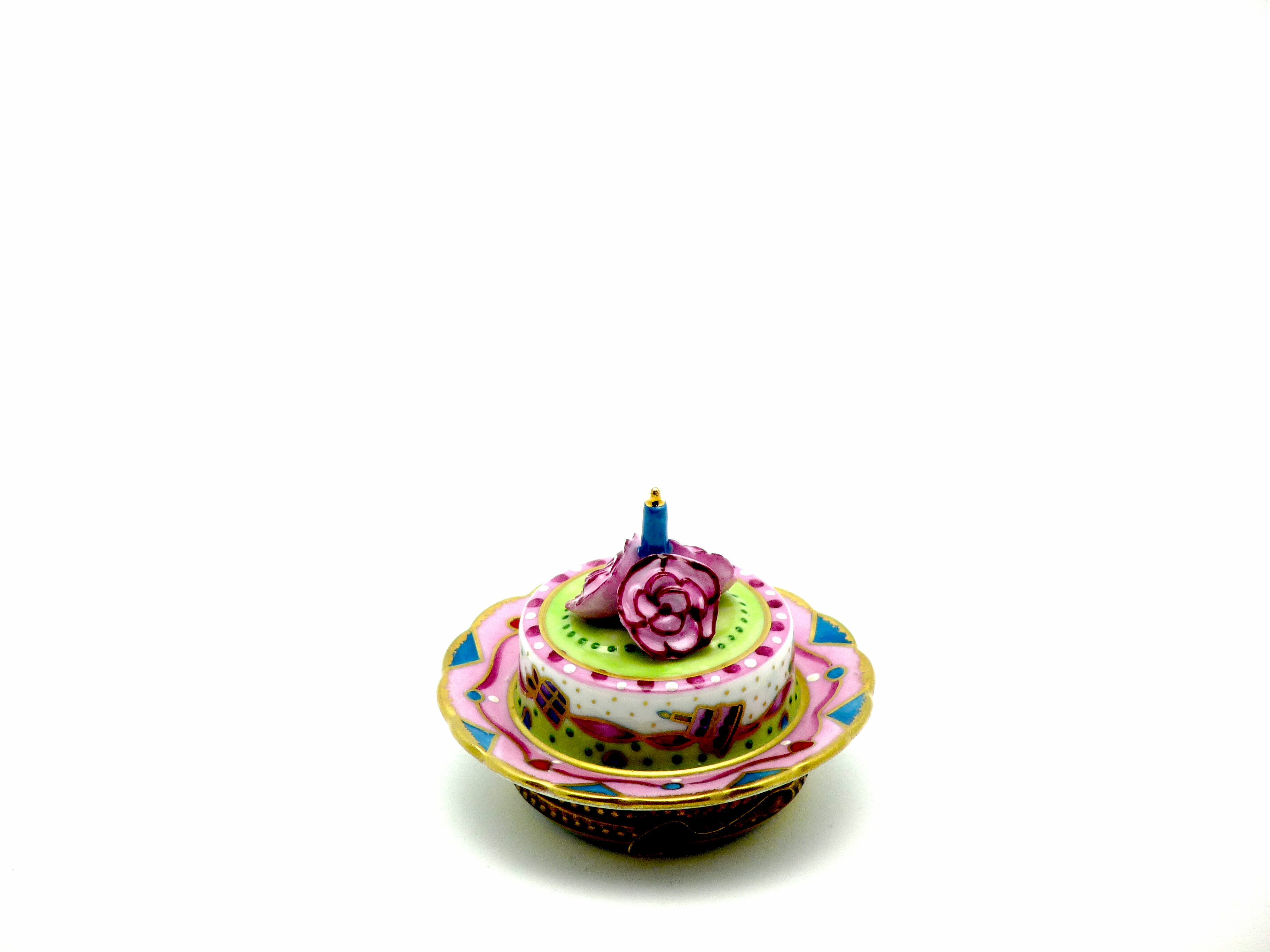 Happy Birthday Day cake with candle