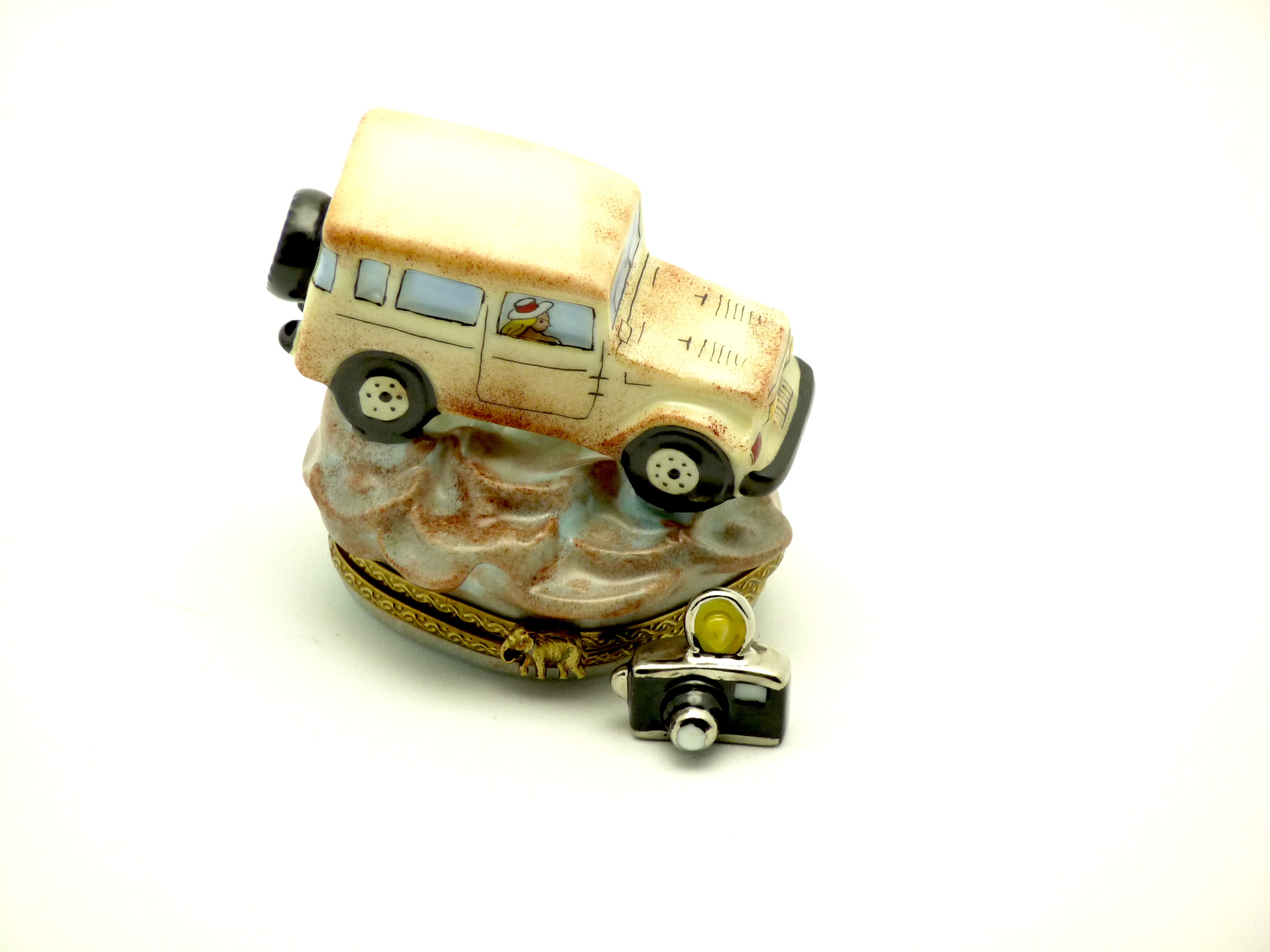 Safari jeep with camera
