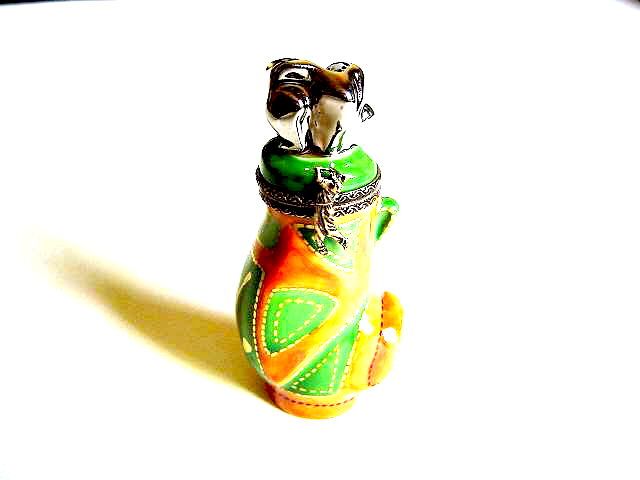 golf bag -green/tan/platinum
