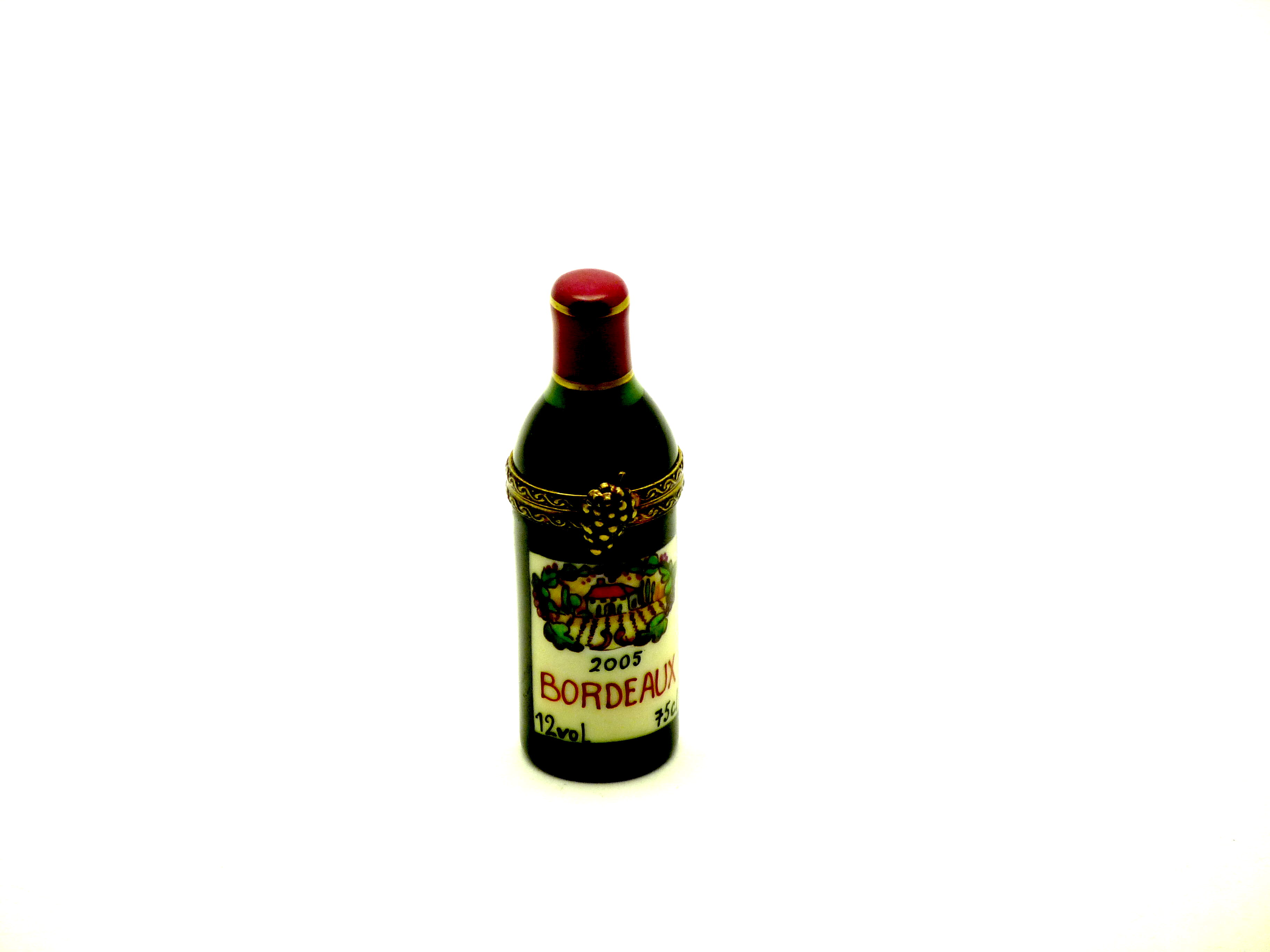 Bordeaux wine bottle - red