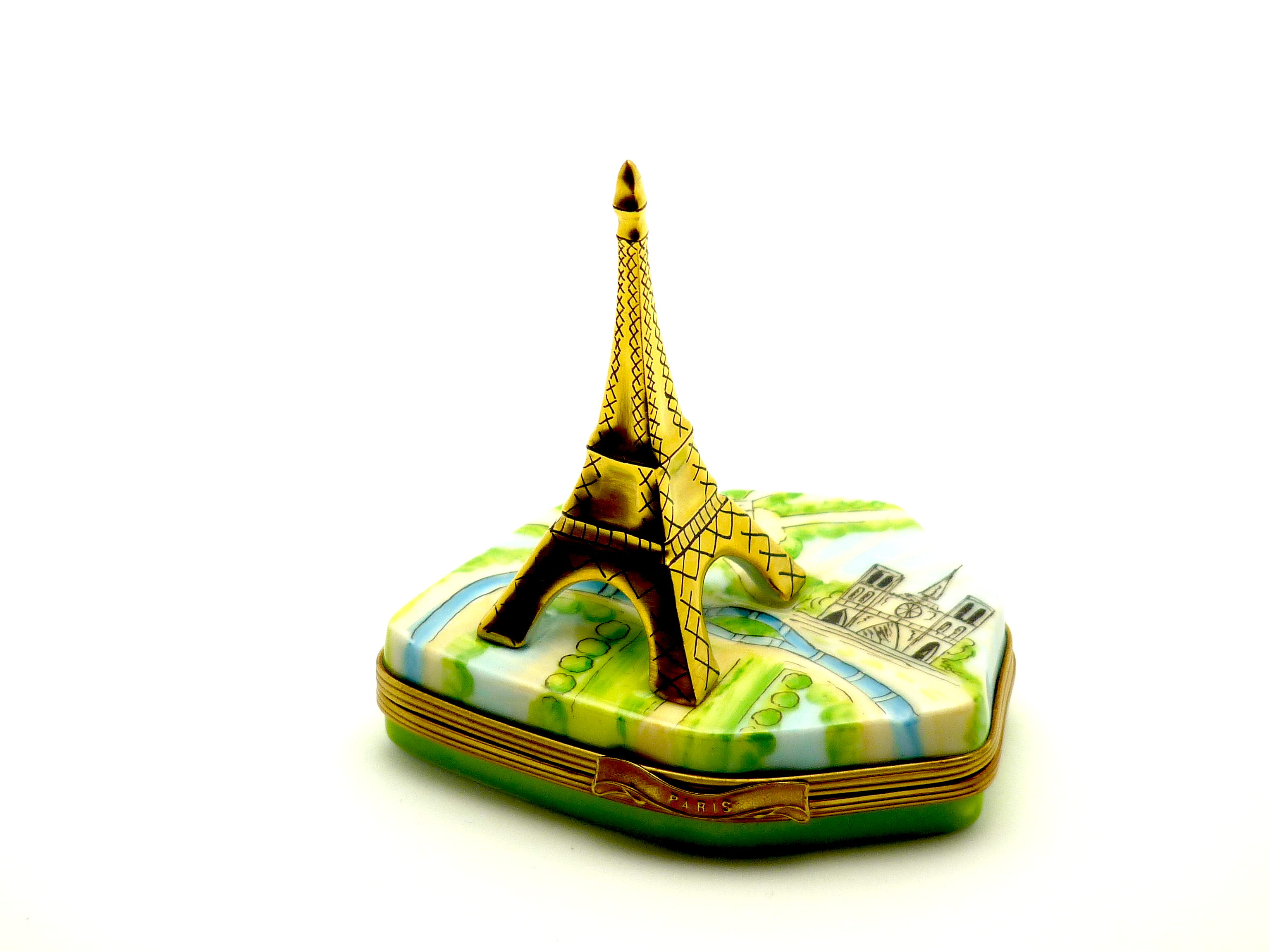 Eiffeil tower on France map