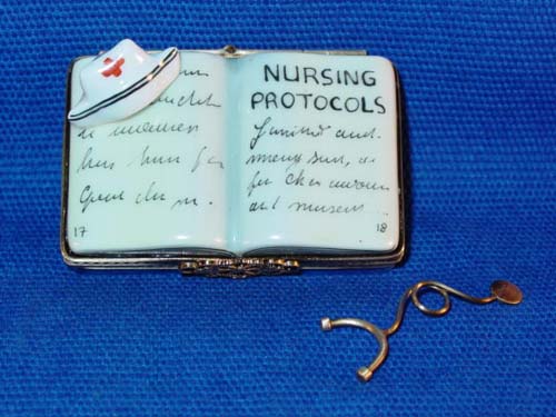 NURSING BOOK limoges box