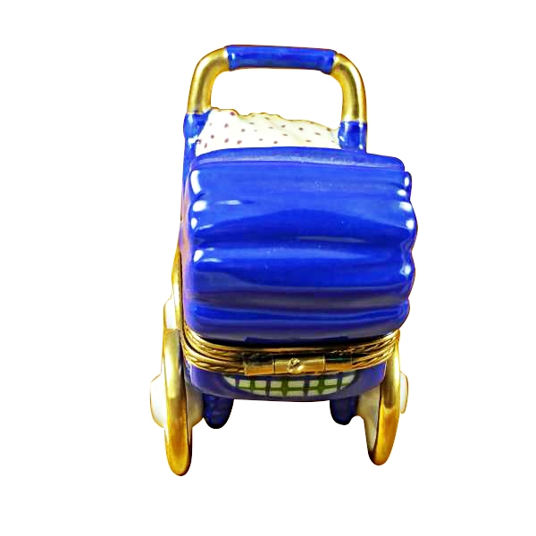 BLUE BABY CARRIAGE