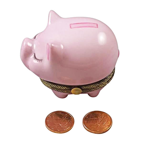 PIGGY BANK WITH SLOT WITH COINS