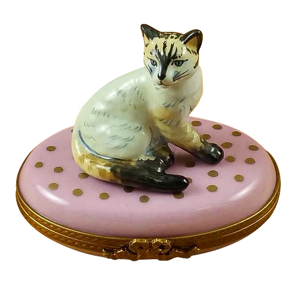Cat on pink base