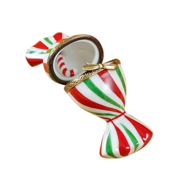 Christmas candy with removable candy cane