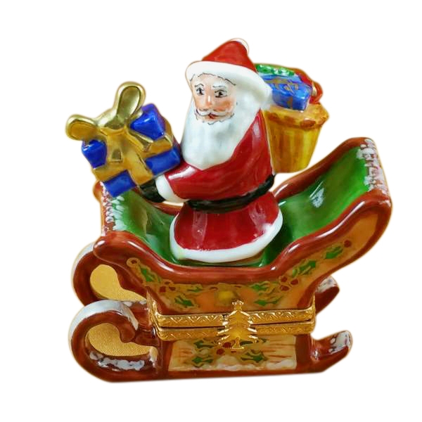 Santa in sleigh
