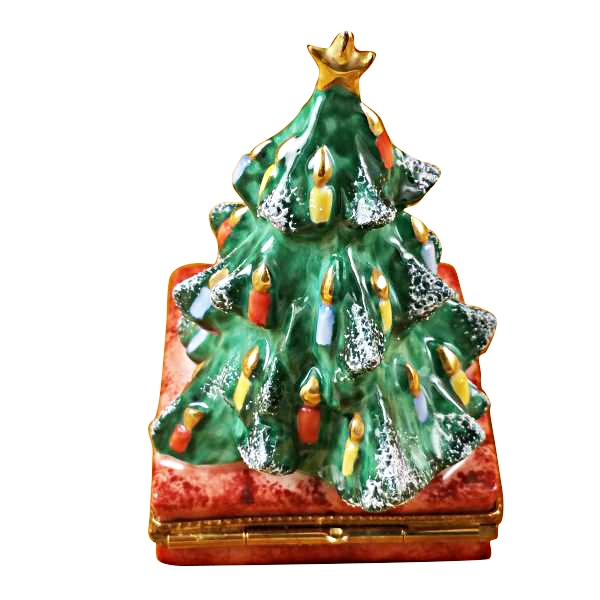 TREE W/MANGER - Limoges Boxes and Figurines - Limoges Factory Co.