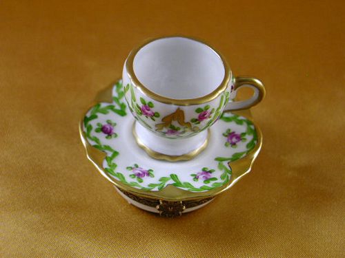 FLORAL CUP & SAUCER