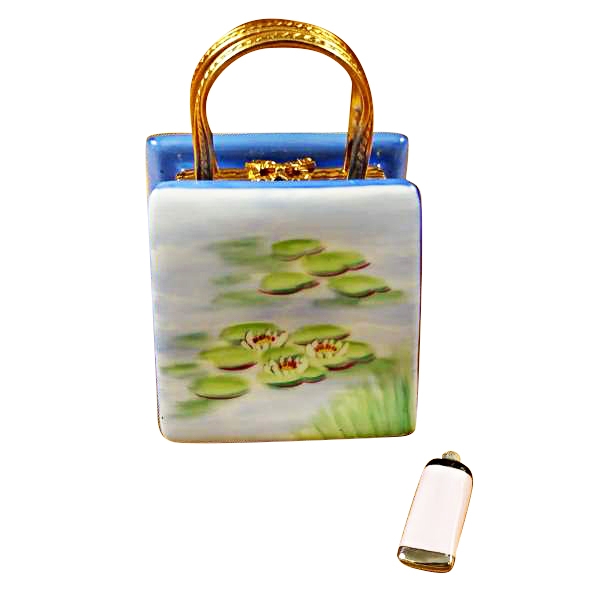MONET BAG WITH BRIDGE AND WATER LILY INCLUDES REMOVABLE PAINT TUBE