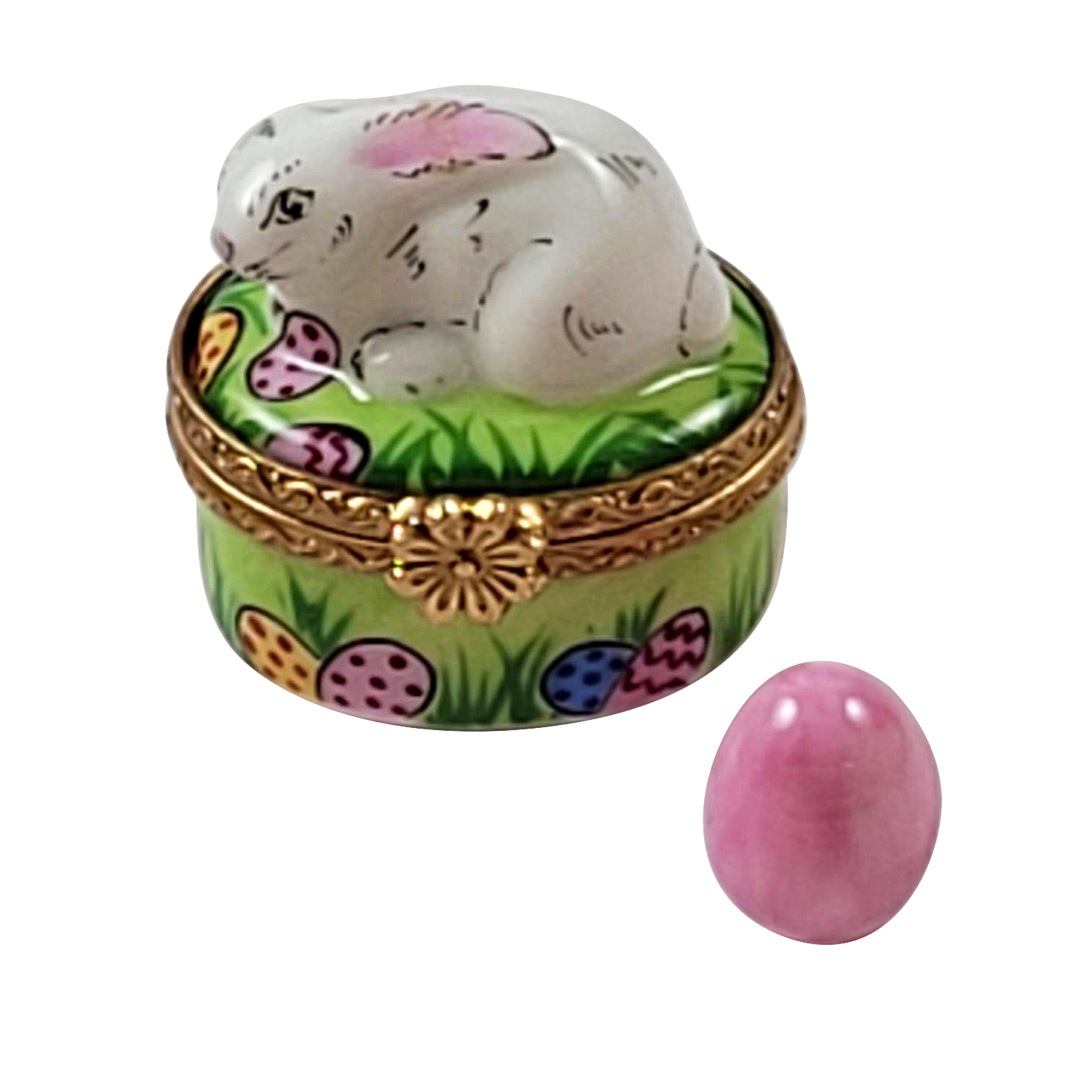 Mini Rabbit W/Easter Eggs