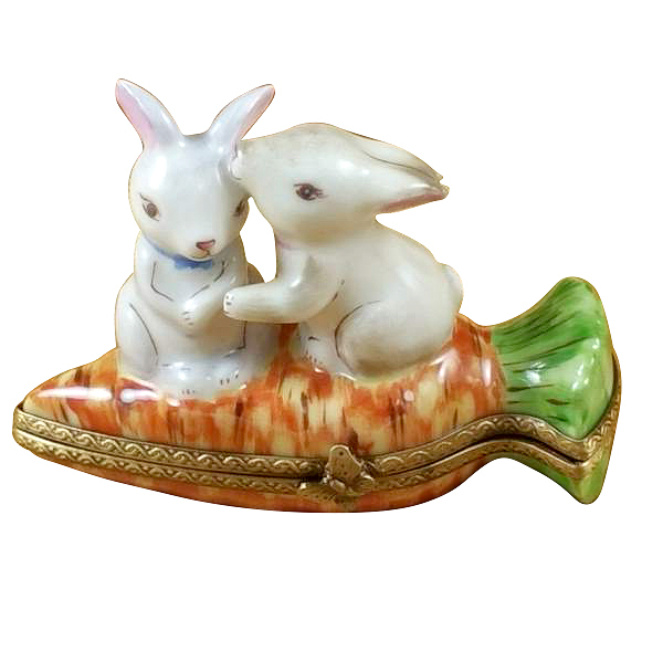 Rabbits On Carrot