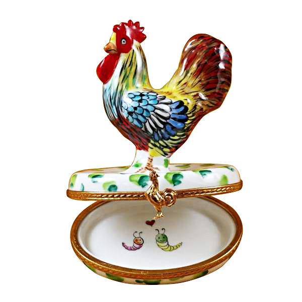 ROOSTER ON WHITE BASE