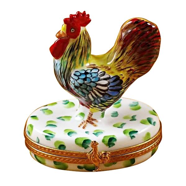 ROOSTER ON WHITE BASE