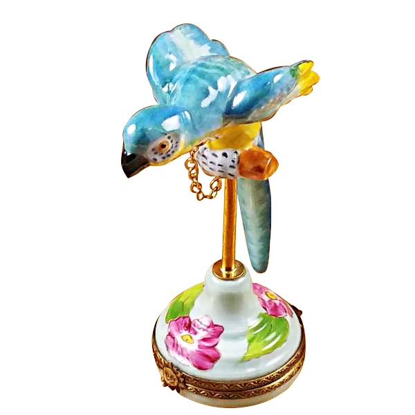 PARROT BLUE/HIBISCUS