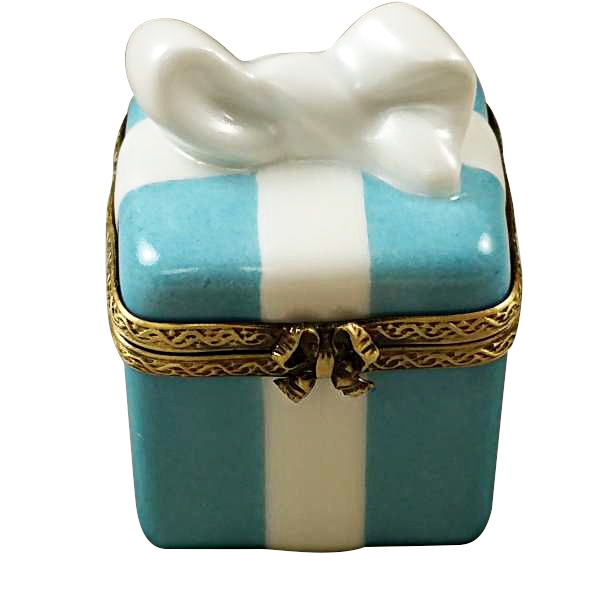 TIFFANY BLUE GIFT BOX Limoges Boxes and Figurines