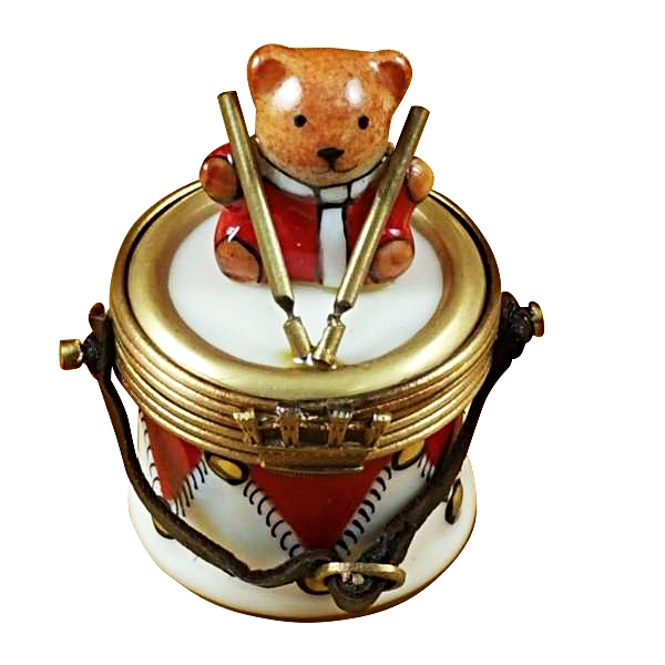 teddy bear with drum