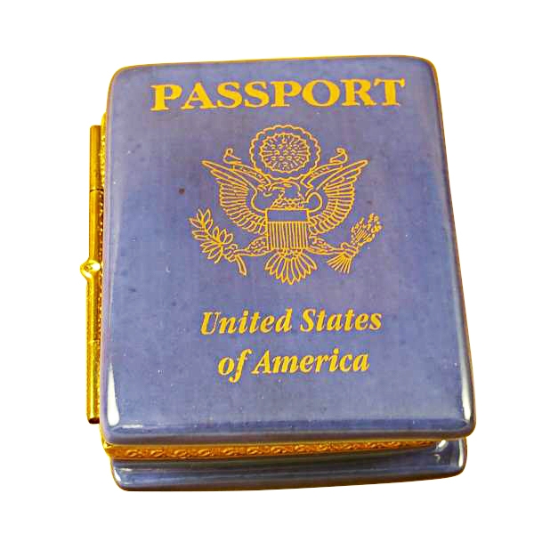 BLUE US PASSPORT