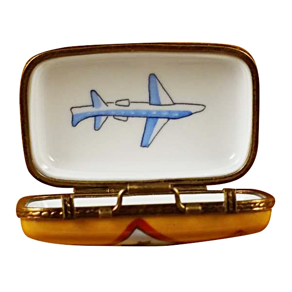 SUITCASE WITH LARGE TAGS