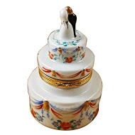 WEDDING CAKE W/ FLOWERS