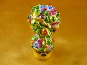 TOPIARY IN YELLOW POT
