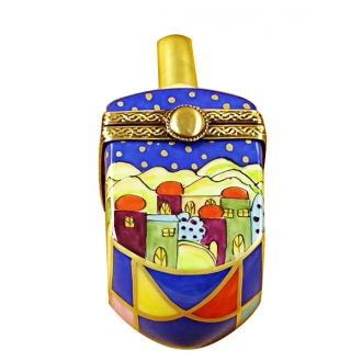 Jerusalem scene dreidel