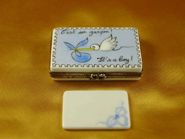 Blue stork it's a boy