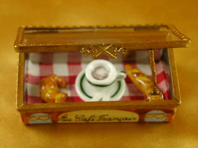 French cafe vitrine