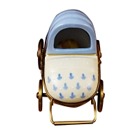 BLUE BABY CARRIAGE