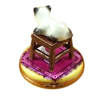 Stool w/cat & mouse